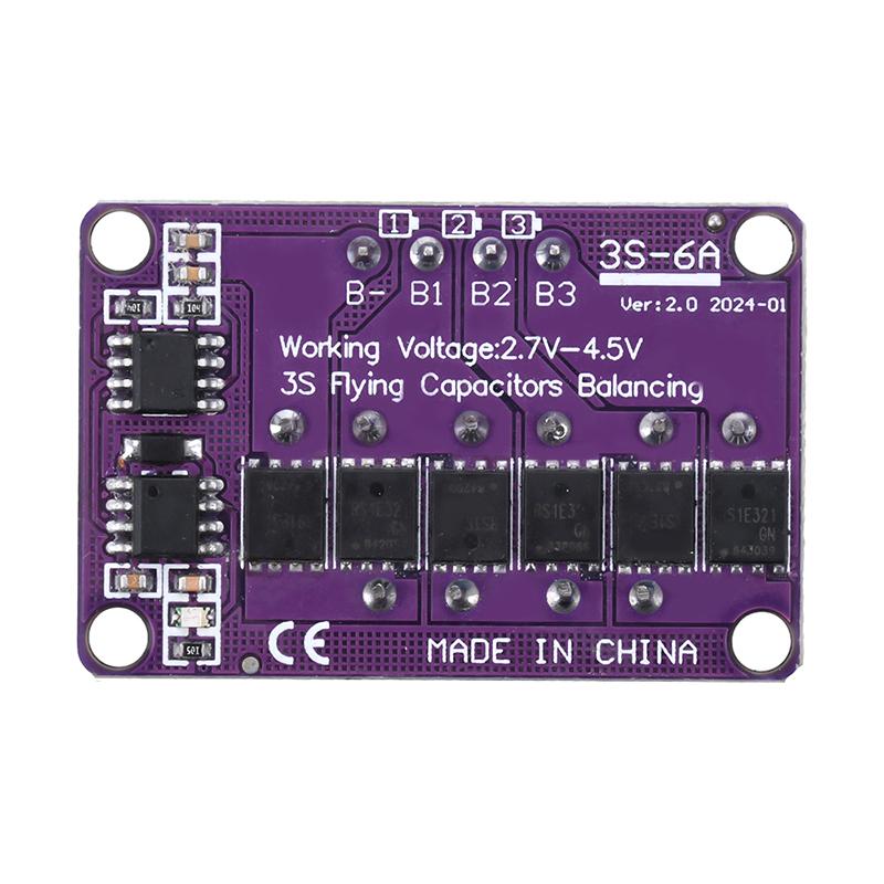 6A 2.5V-4.4V Active Equalizer Balancer 3S 6S Lifepo4 Equalization Balancing Li-Ion /Lifepo4 Lithium Balance Board
