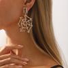 Halloween Party Funny Spider Web Earrings, Fashion Temperament Diamond Delicate Holiday Earrings Earrings