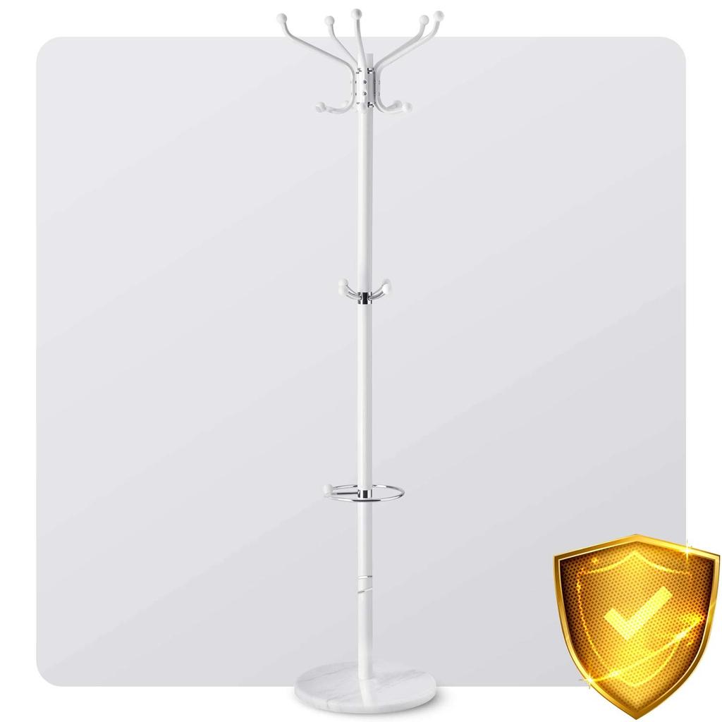 Standing Clothes Rack With Marble Base Massido 684101