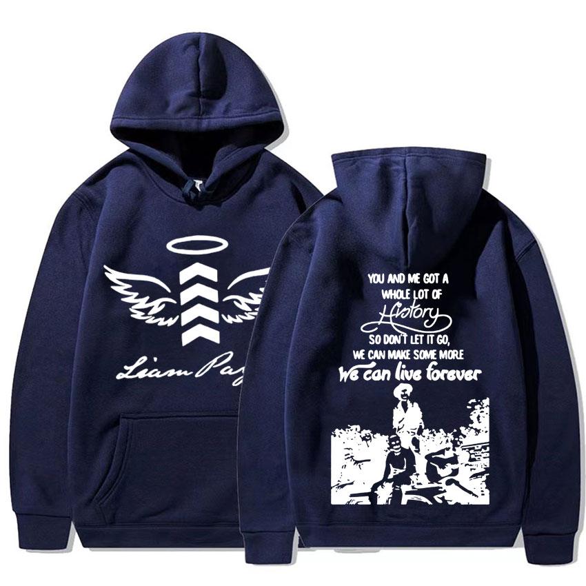 Liam Payne We Can Live Forever Hoody Liam Payne Rest In Peace 1993-2024 Hoodie Men Women Hip Hop Oversized Sweatshirt Streetwear