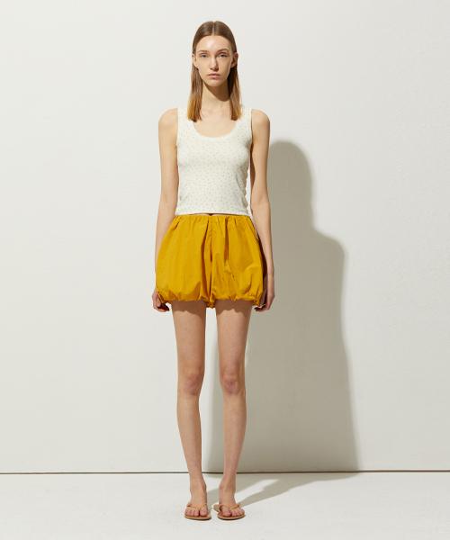 LADY VOLUME Balloon Skirt Pants_Yellow