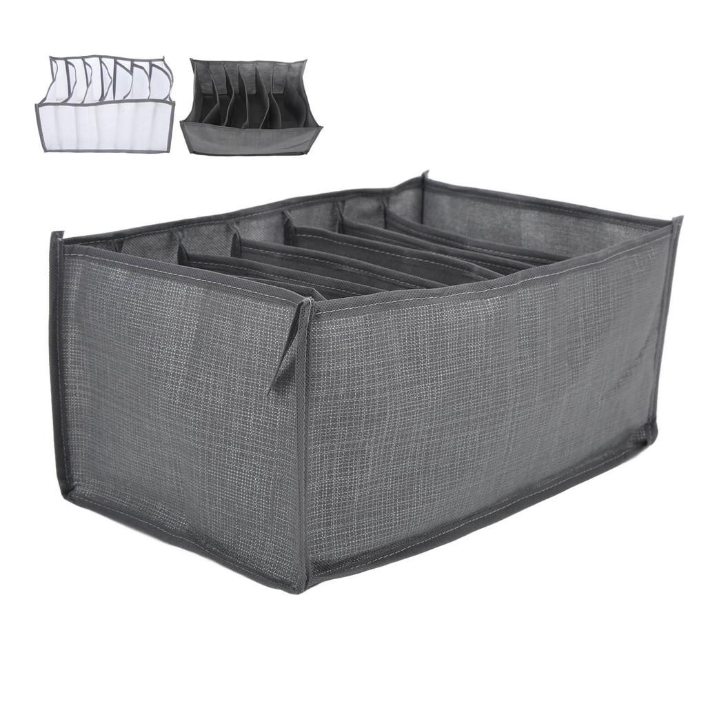 Wardrobe Clothes Organizer 7 Grids Large Capacity Stackable Odorless Fabrics Space Saving Clothes St