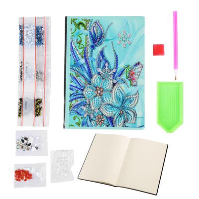 5D Diamond Painting Notebook Embroidery Diary Book 50 Pages Butterfly & Flower Pattern DIY