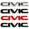 Honda Civic 3D Metal Car Stickers Side Fender Badge Styling Rear Trunk Emblem Decal 2011-2024 Exterior Accessories
