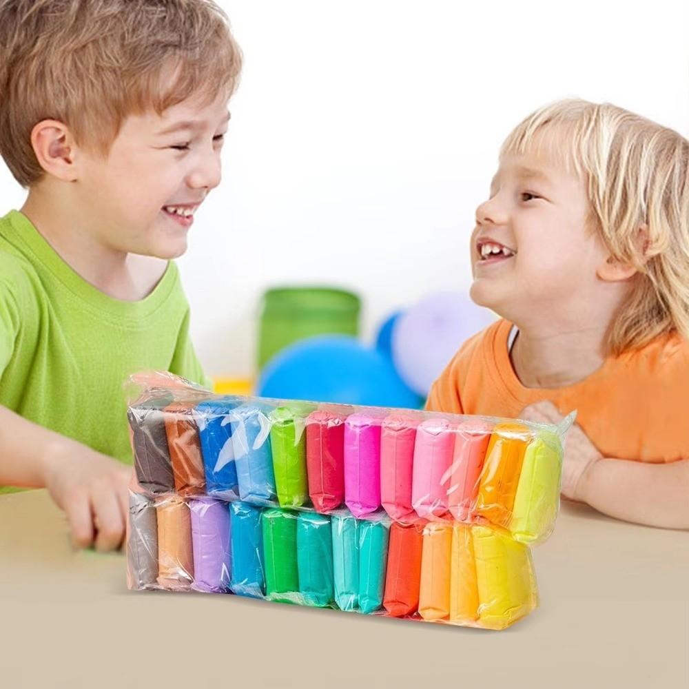 12/24/36pcs Ultra-Light Plasticine Modeling Clay Odorless Kids Polymer Clay Creative Play Dough