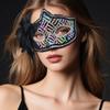 Feather Flower Mask Plastic Masquerade Mask Halloween Party Mask  Halloween Party