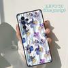 Blue Iris Flower phone case For Samsung Galaxy A42 A31 A40 A51 A71 A32 A80 A91 A52 A72 A73 A20e A21S A50 A70 A11 A12 Cover