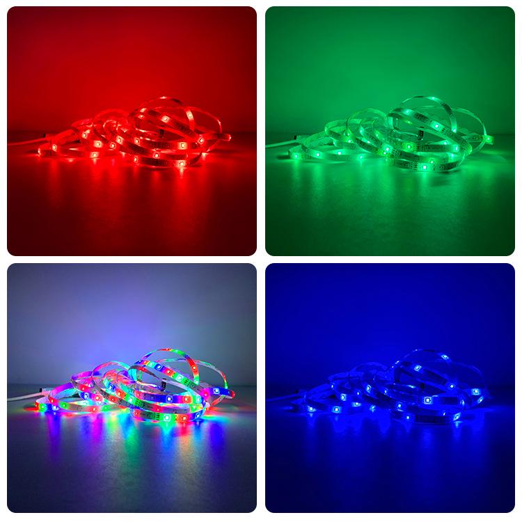 12V 2835 LED Color-Changing Waterproof Light Strip with 60 Soft Lights