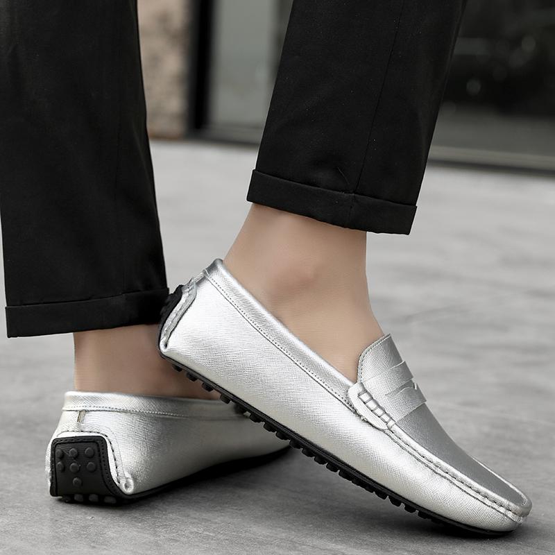 Mocassini di Lusso da Uomo Plus Taglia Grande 38~49 Penny Loafers Uomo Scarpe Casual Pelle Casual Slip On Ballerine Uomo Scarpe da Guida