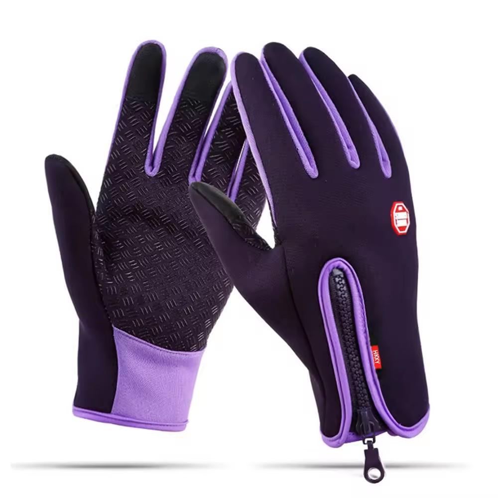 

Теплые зимние перчатки для мотоциклистов для мужчин и женщин, водонепроницаемые термостойкие перчатки для сенсорных экранов, противоскользящие перчатки для байкеров и велоспорта XXL