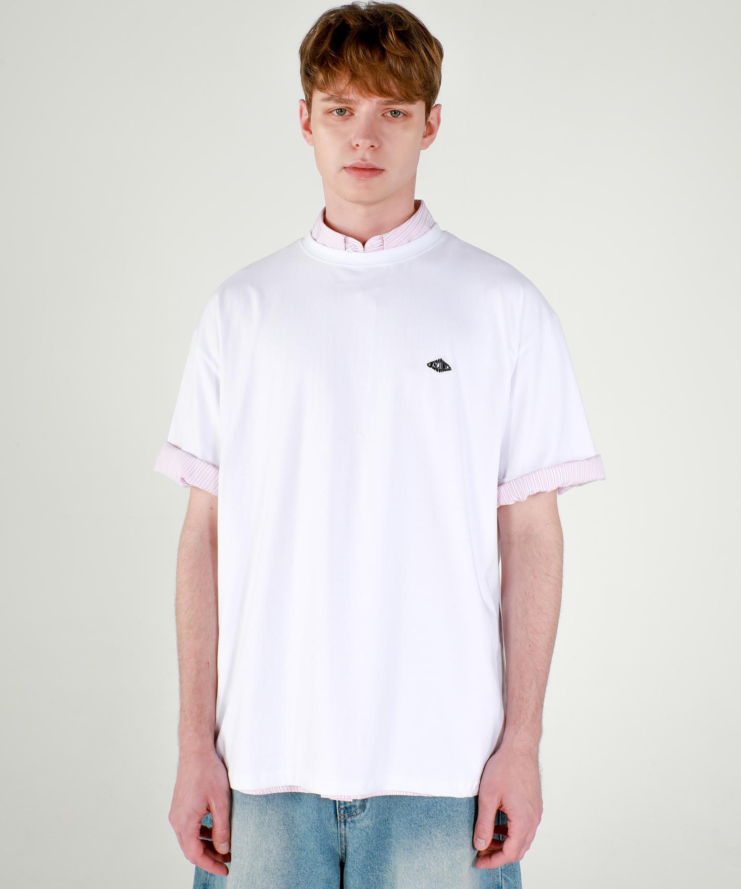 Iesn Ensconce Point Wappen Oversized T-Shirt White L