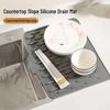 Tapete Drenante e Resistente ao Calor de Silicone para Bancada: Anti-Escaldante, Espessado, Antiderrapante, Multiuso para Cozinha.