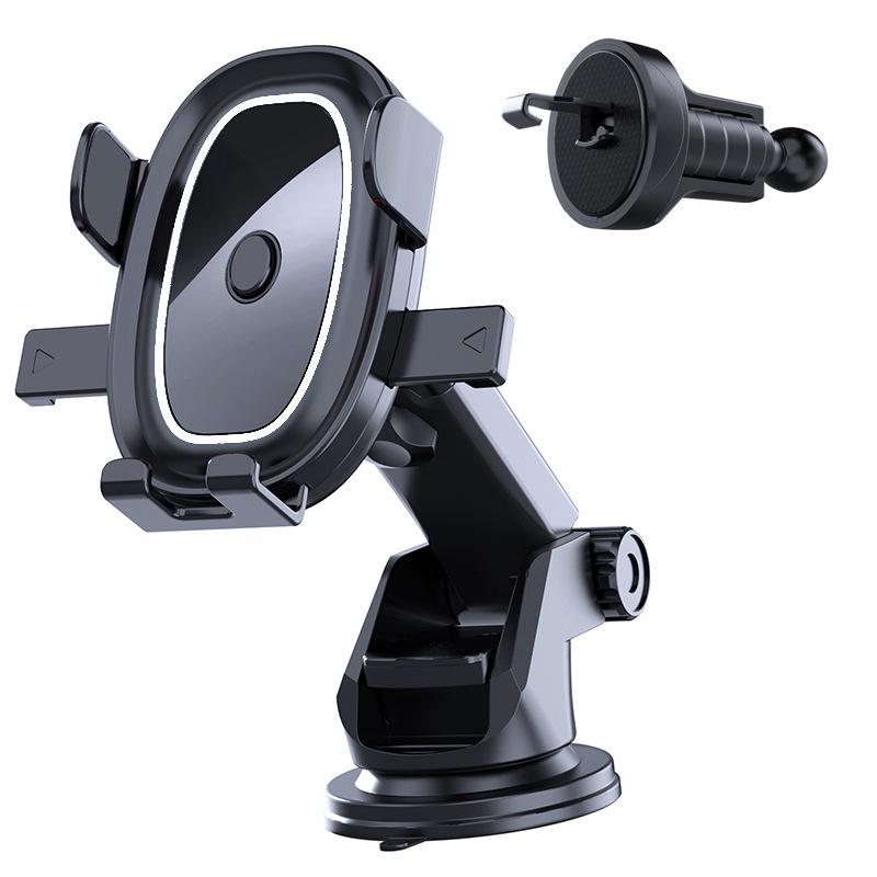 Multi-functional Car Phone Holder with Suction Cup and Air Vent Mount for Dashboard