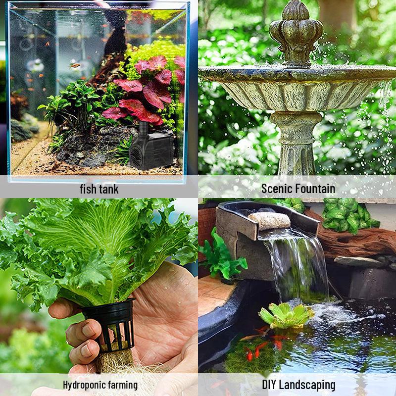 Micropompa de apa silentioasa pentru rezervoare de pesti si fantani pentru animale de companie - Răcitor de aer cu circulație și filtru