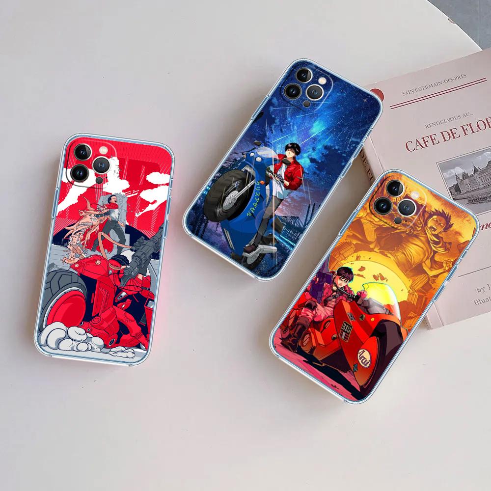 LO2 Akira Anime Weiche durchsichtige Handyhülle für Samsung Galaxy A04 A04S A14 A23 A34 A54 M23 M33 M52 M53