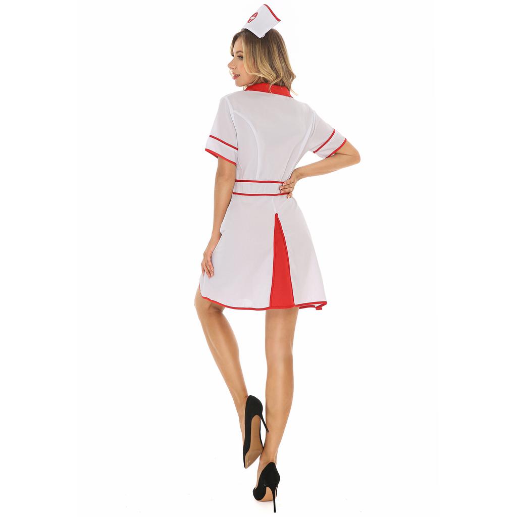 Female Nurse Costumes Cos Uniforms, Stage Costumes, Halloween Nurse Costumes, Party Uniforms