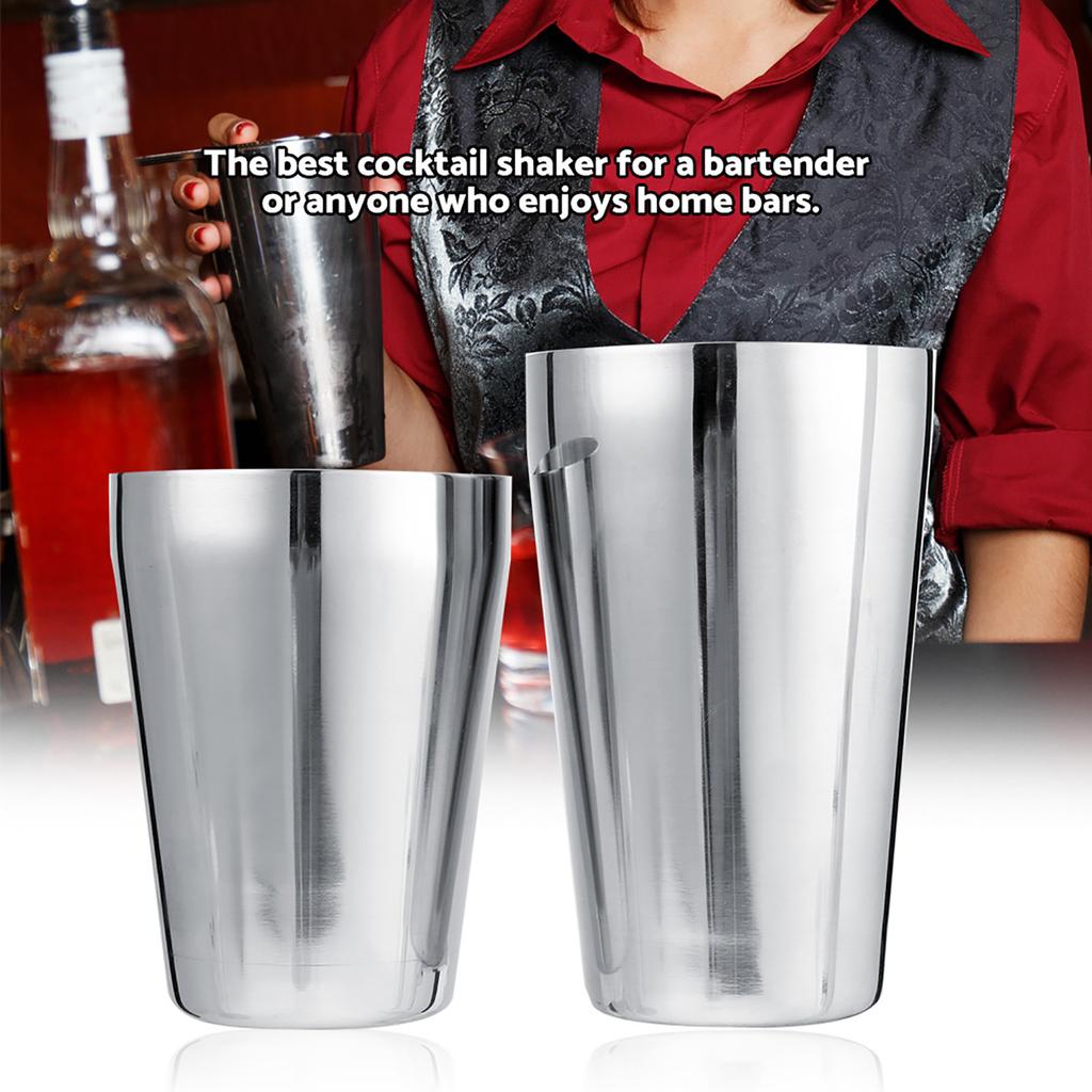 Stainless Steel Wine Cocktail Shaker Set Mixing Making Drinking Container Barware