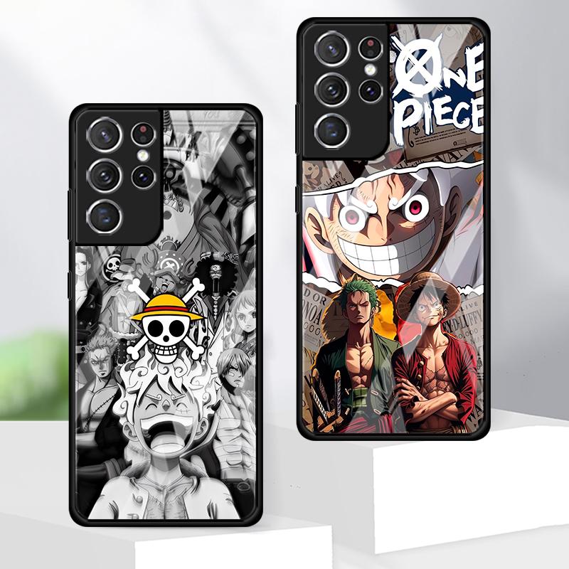 Anime OneS P-ieceS Phone Cover Case for Samsung Galaxy S25 S23 Plus S24 Ultra S8 Note 10 20 8 9 S9 S21 S20 FE S22 S10