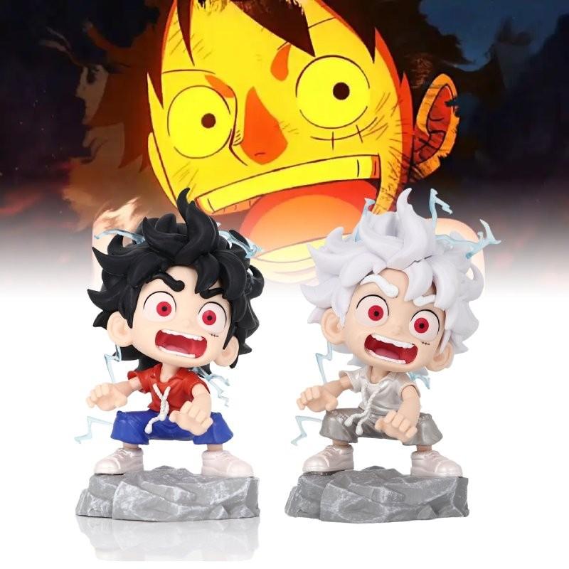 Adorable Blind Box Figure Cute Luffy With Stylish Clothing Pvc Collectible