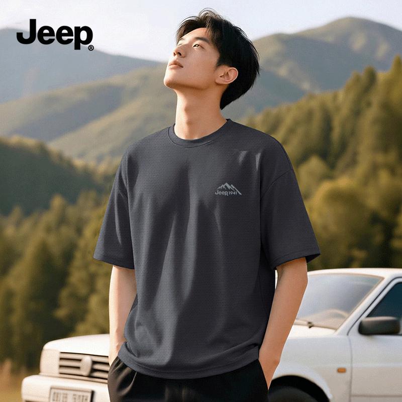 JEEP Men s Cooling Quick-Dry Sun Protection T-Shirt M