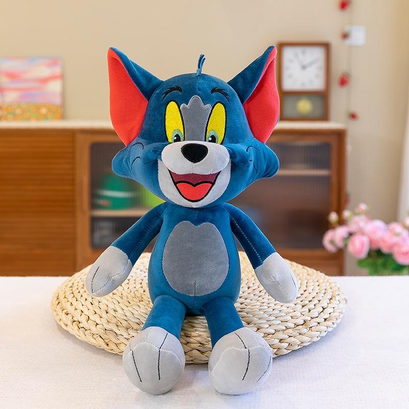 Tom und Jerry Plüschtier Kissen Stoffpuppe Kinder Valentinstagsgeschenk Cartoon