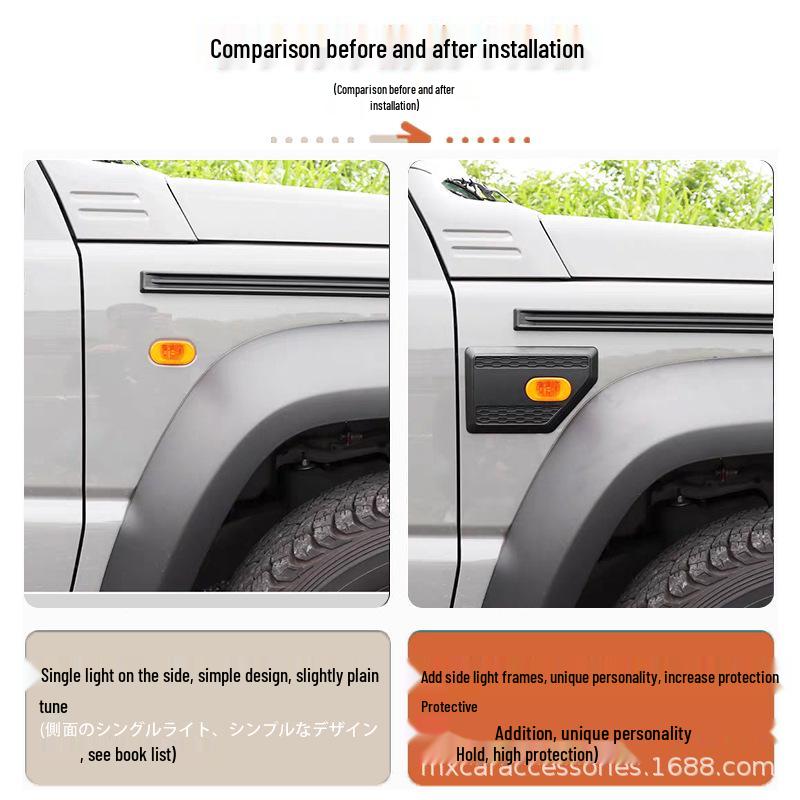 Fender Light Cover for 2019-2026 Suzuki Jimny JB64/74 JC74/XL