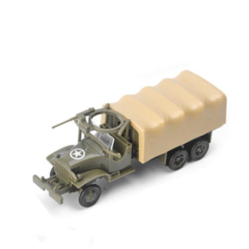 4D 1/72 Military Vehicles Model Truck Tank Jeeps Armored Transport Car Fighting Chariot Building Sand Table Scene Boy Toy Gift
