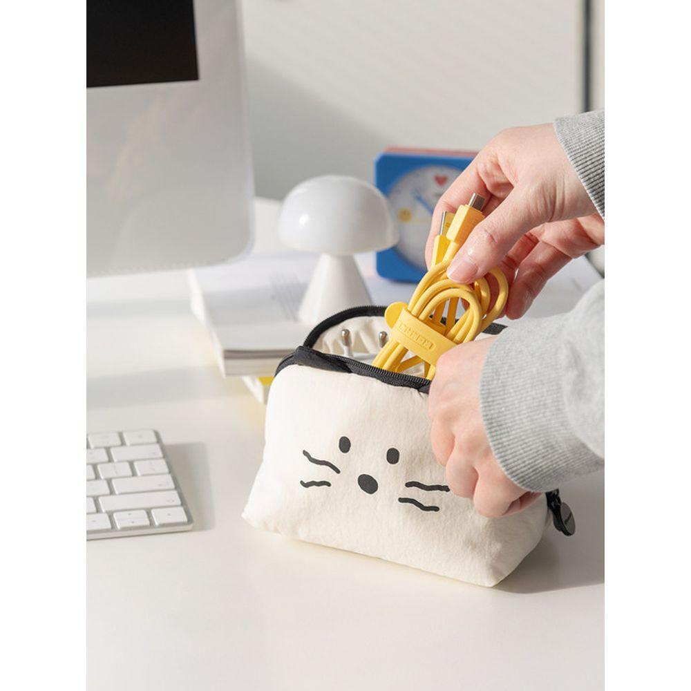 Romane Brunch Brother Kitty Soft Pouch Keyring