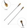 2 X 8dBi WiFi RP-SMA Male Antenna 2.4GHz 5.8GHz Dual Band +2 X 15CM U.FL/IPEX To RP-SMA Female Pigtail Cable for Mini PCIe Card Wireless Routers, PC