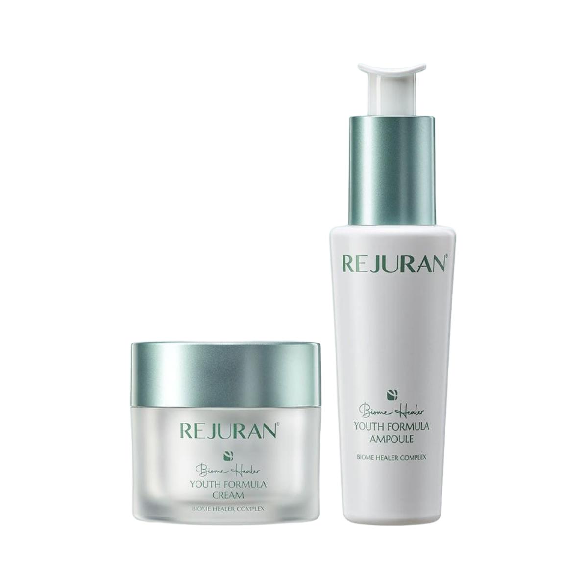 

Rejuran Biome Healer Youth Formula Ampoule 30ml & Cream 50ml Set for Radiance and Skin Microbiome Support