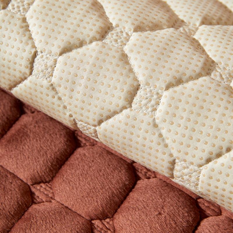 Four Seasons Universal Plush Sofa Cushion Plush Leather Non-Slip Thickened Cushion Simple Modern All-Inclusive Sofa Towel Slipcover