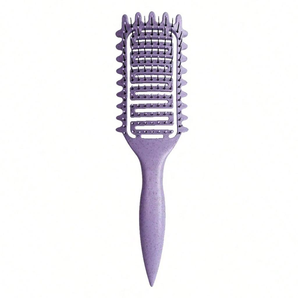 Portable Curly Hair Styling Brush, Detangling & Volumizing Comb for All Hair Types