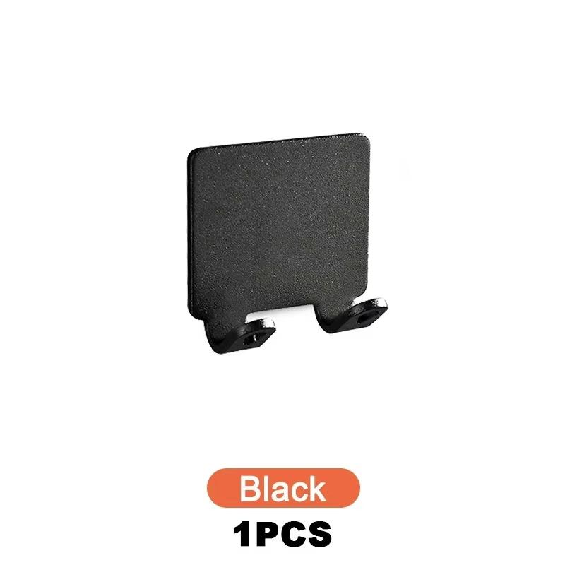 

Bathroom Space Aluminum Razor Holder Storage Hook Wall Men Shaving Shaver Shelf Punch Free Razor Rack Accessories Organization 1PCS чёрный