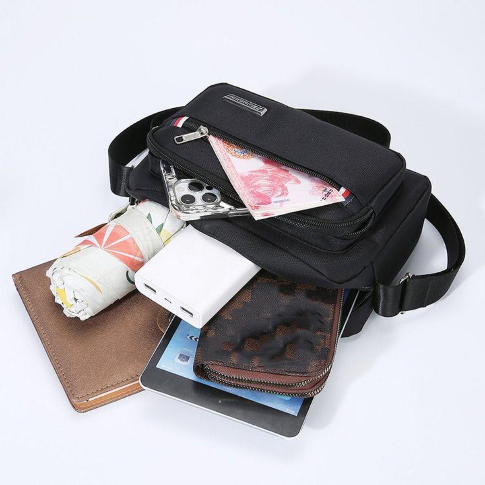 Genți Crossbody Bărbați Pânză Oxford Negru Maro Albastru Verde Genți Bărbați Noi Genți Messenger Băiat Călătorii