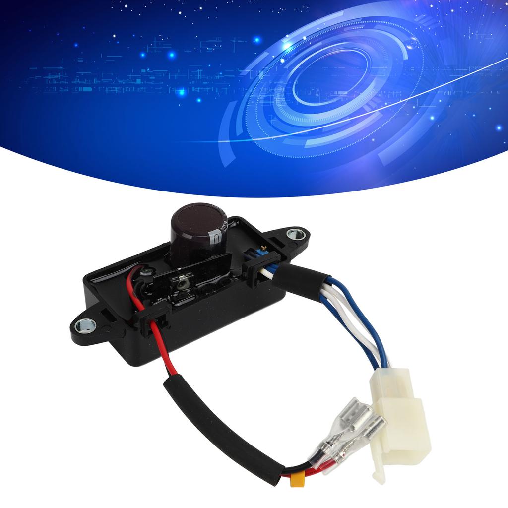 Automatic Voltage Regulator Rectifier Single Phase 6 Wire Genset Parts for 1‑3kw Gasoline Generator 250V 220UF