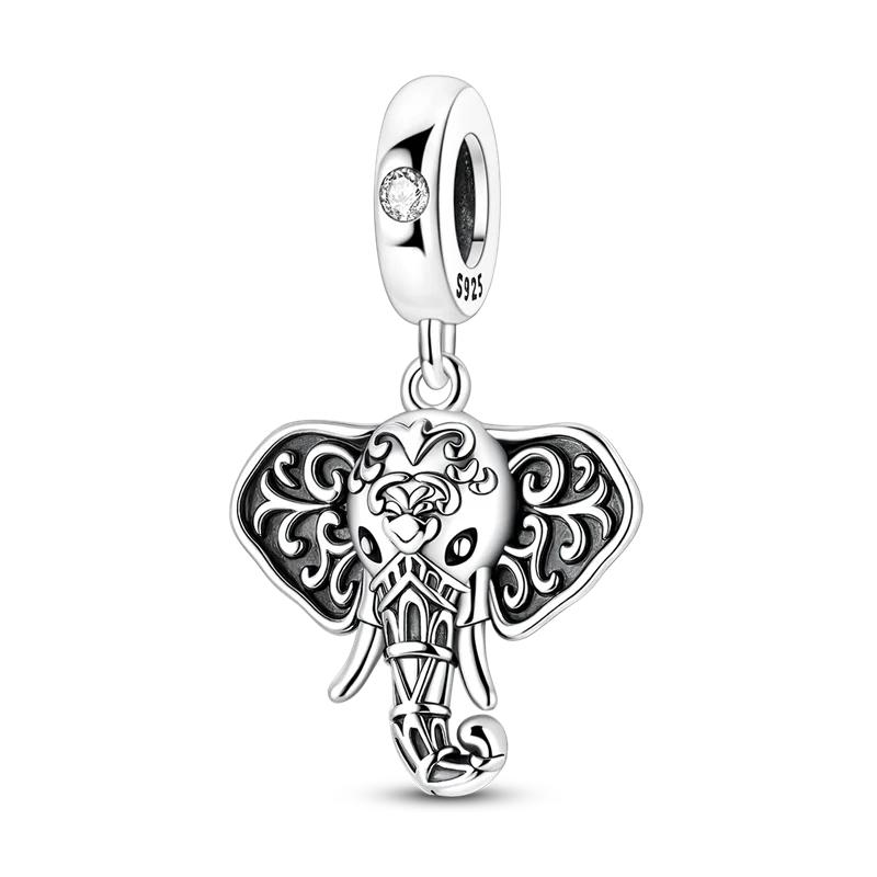 Kupfer Reise-Passanhänger Perle Farbwechselnde Äpfel Bär Blauer Elefant Liebe Dangle Passend für Original Armband DIY Schmuck