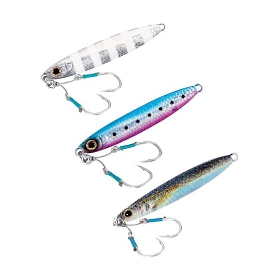 Carefully selected jig 3-piece set Shimano Colt sniper Aomono catcher 42g Kyorin bull pin Natural sardine Kyorin zebra Fishing gear store staff