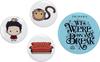 TV Show Set of 4 Ross Button Badges Multi