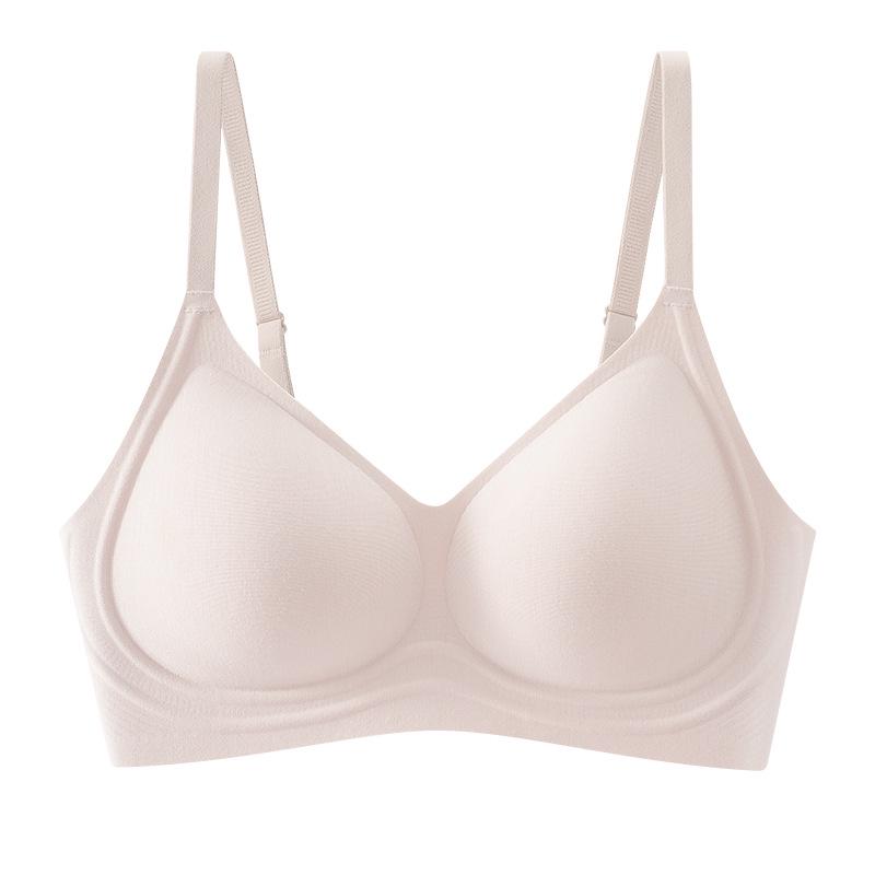 60-Count Lan Jing Modal Seamless Underwear for Women with Large Breasts: Invisible Bra with Wide Shoulders, Beautiful Back, Sports Style.