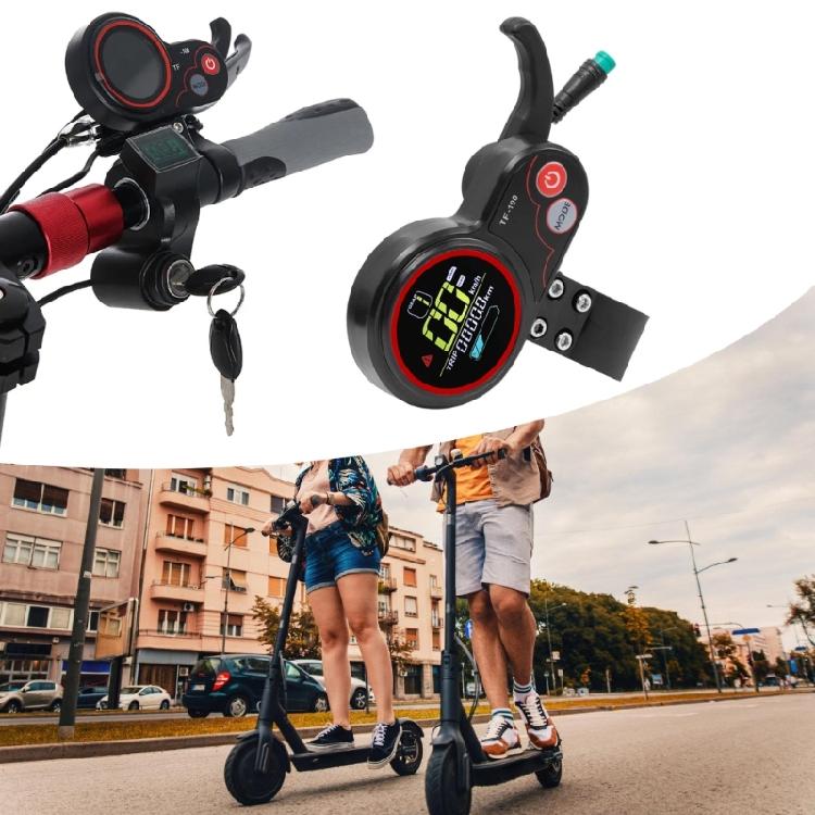 Trava de Guidão Segura para Patinetes Elétricos com Display Digital ABS Trava de Interruptor de Guidão para Patinetes Elétricos Simples de Usar