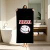 Rock Bands LOGO N-NirvanaS Towel ultra-fine fiber quick drying absorbent bath towel, outdoor swimming sports towel