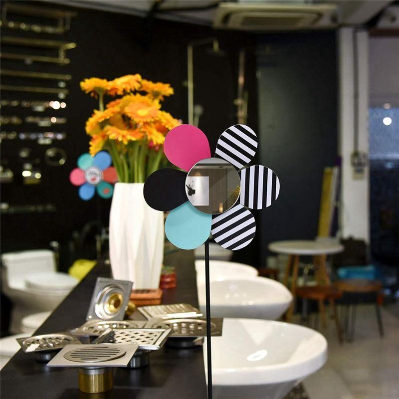 M-Modern-25 Pieces Acrylic Mini Size Round Mirror Adhesive Small Round Mirror Craft Mirror Tiles For Crafts (4 Inch In Diameter)