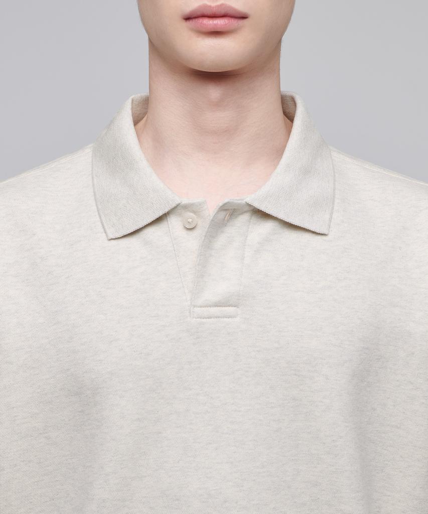 MUSINSA STANDARD Oversized Collared Sweatshirt [Oatmeal]