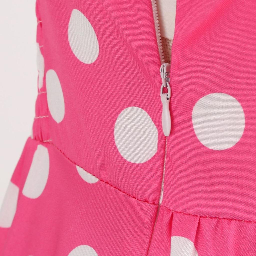 GMXIA Women's Sexy Halter Wrap Breast Polka Dot Print Ruffled A-line Swing Dress
