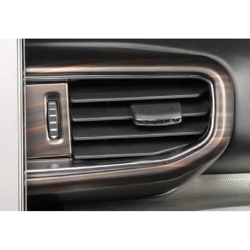 For Ford Explorer 2020-2022 Matte Wood Grain Central Console Air Outlet Trim 2pc