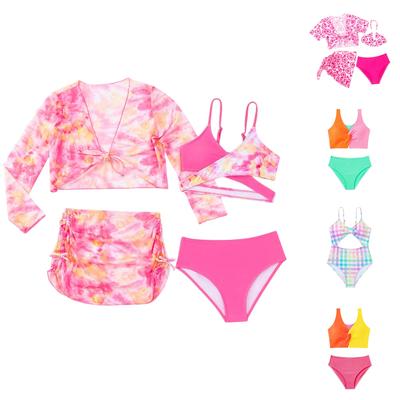 Summer Girls' One-Piece Swimsuit -Swimwear