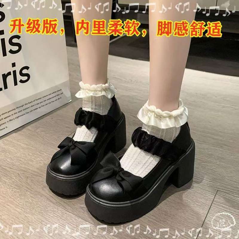 Fairy Shoes Gentle French High Heels Single Shoes Female 2025 New Lo Retro Mary Jane Women's Shoes Lolita Shoes