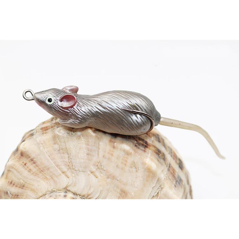 12g/6.5cm High Simulation Lure Fake  Bait Thunder Frog Mouse Bionic Bait Soft Fishing  Bait