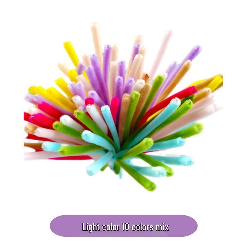 

Набор разноцветных синельных проволок для творчества: Зашифрованные, изменяемые ершики для детских образовательных проектов