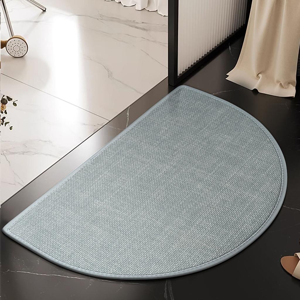 Bathroom Floor Mat Bathroom Door Mat Absorbent Non-slip Floor Mat Household Door Mat Toilet Bathroom Quick-drying Carpet